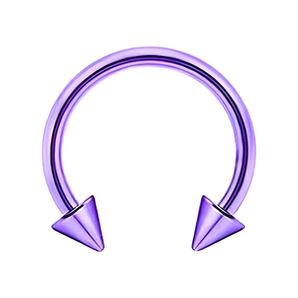 CIRCULAR BARBELL SPIKE COLOR