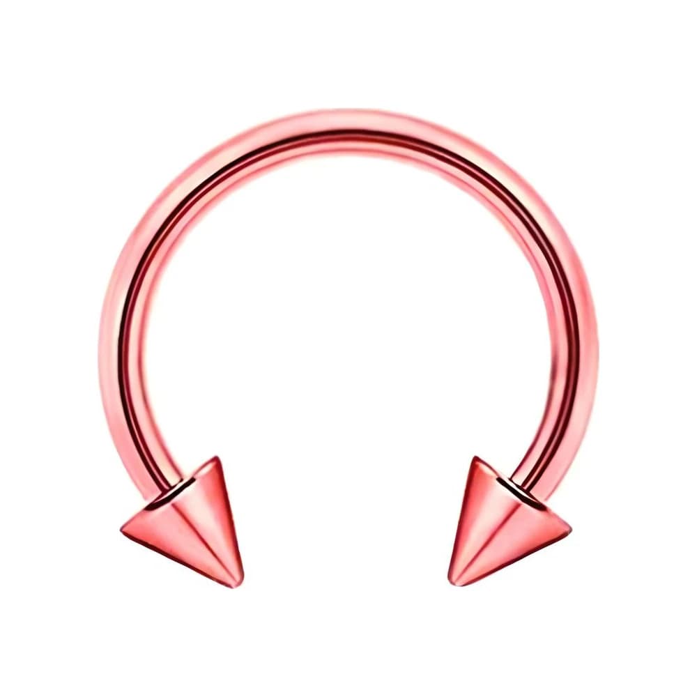 CIRCULAR BARBELL SPIKE COLOR