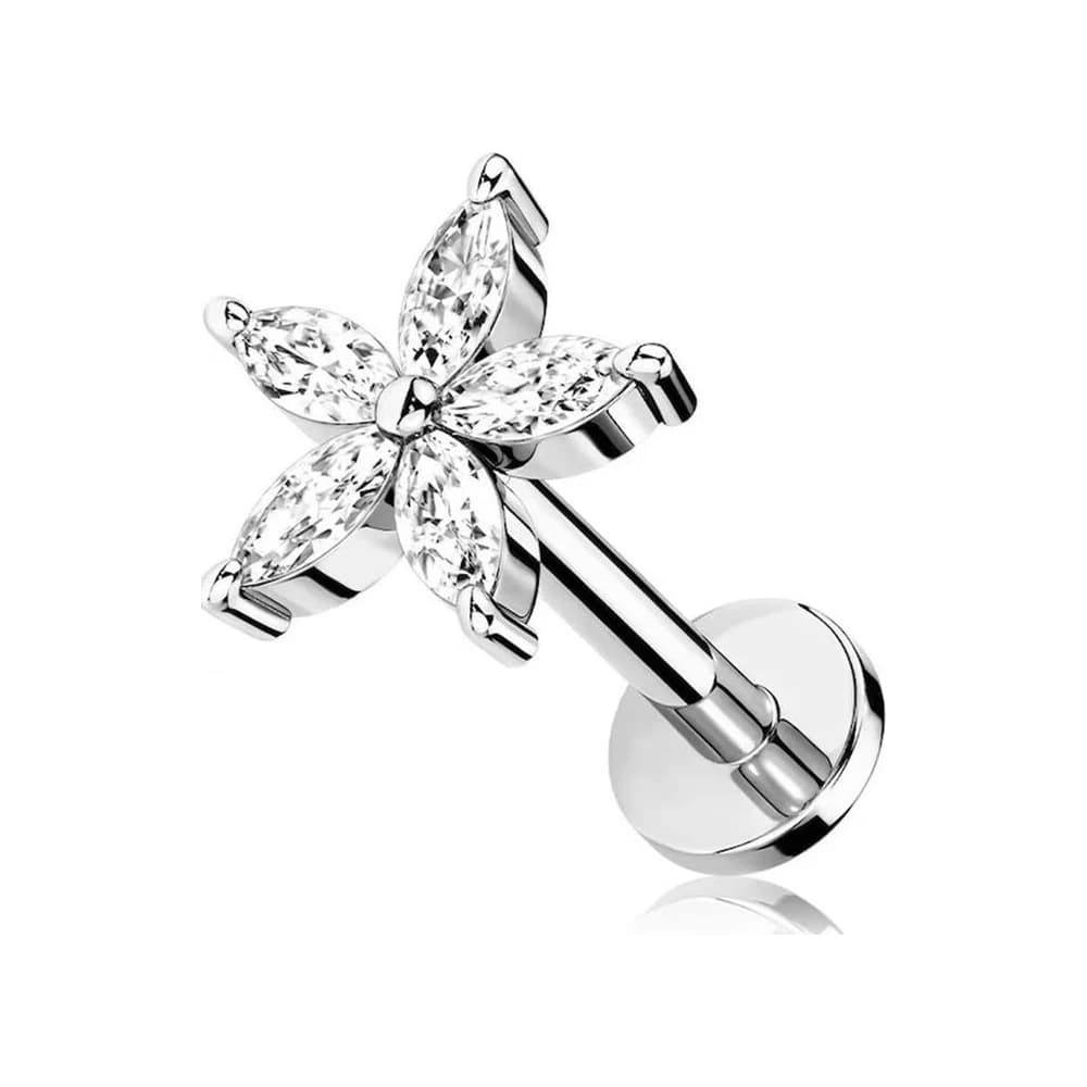 LABRET FLOWER SHINE - PLATEADO