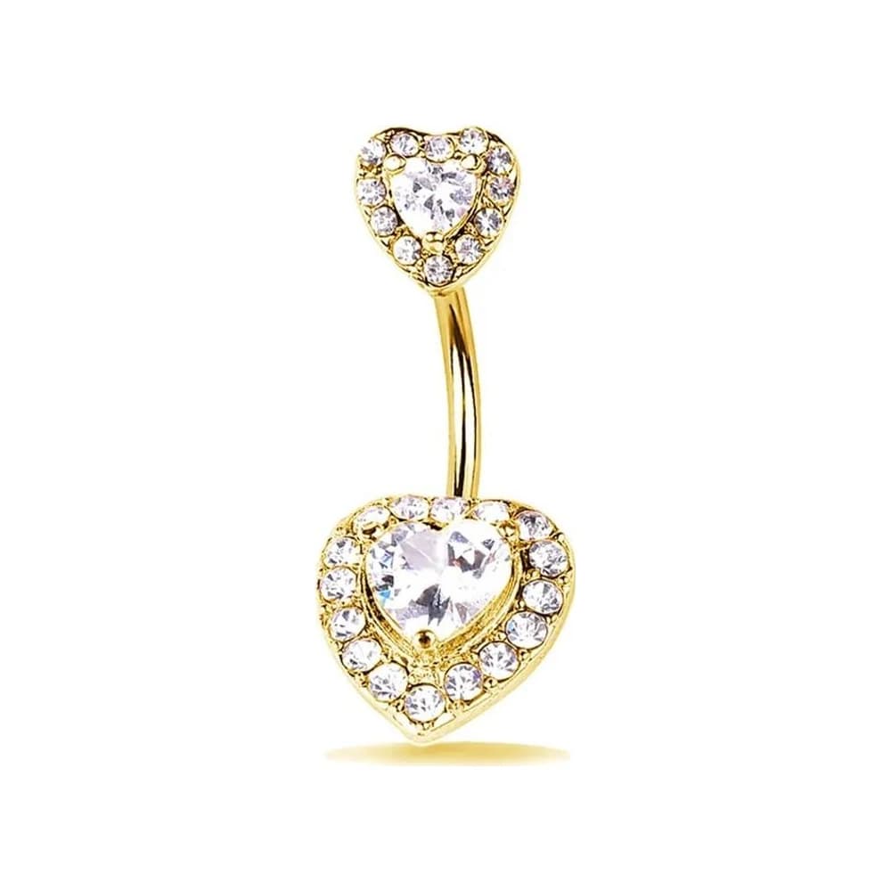 NAVEL DOUBLE HEART