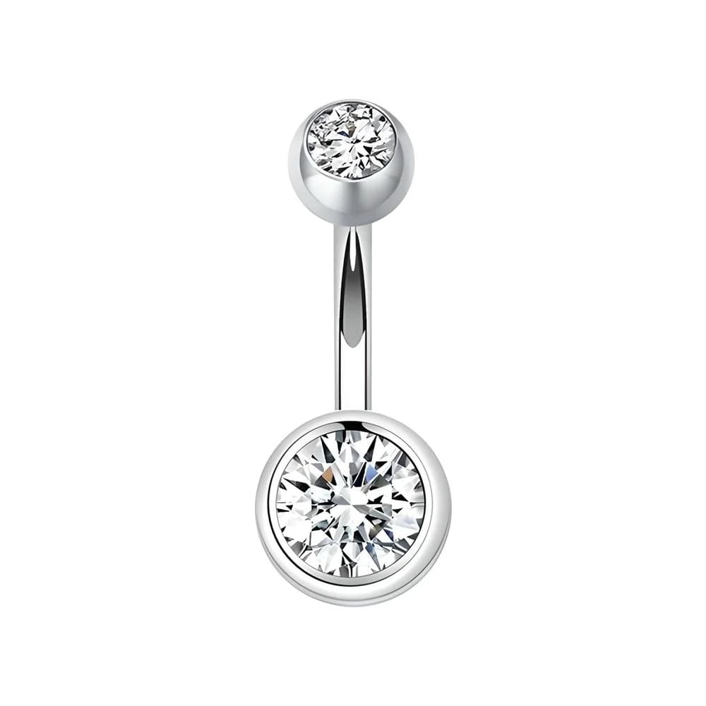 NAVEL DOUBLE BALL GEM