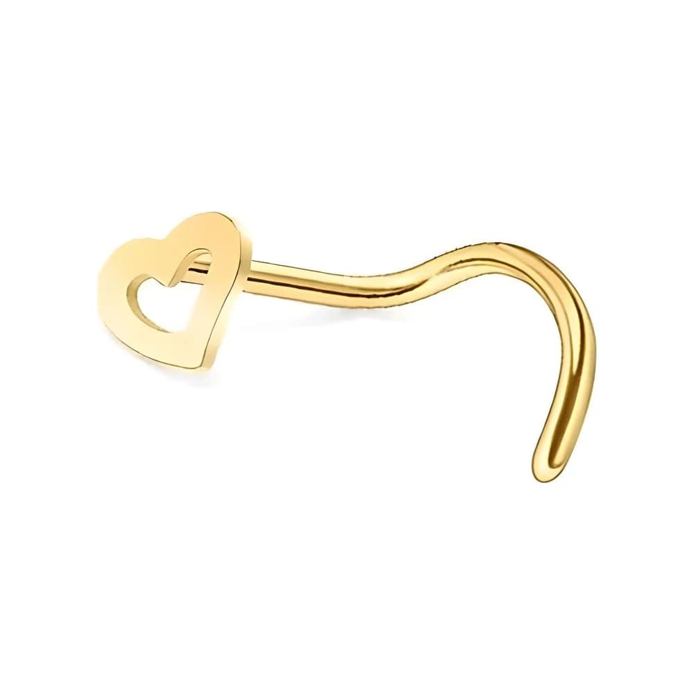NOSE STUD HOOK HEART