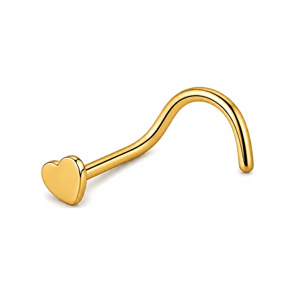 NOSE STUD HOOK MINI HEART