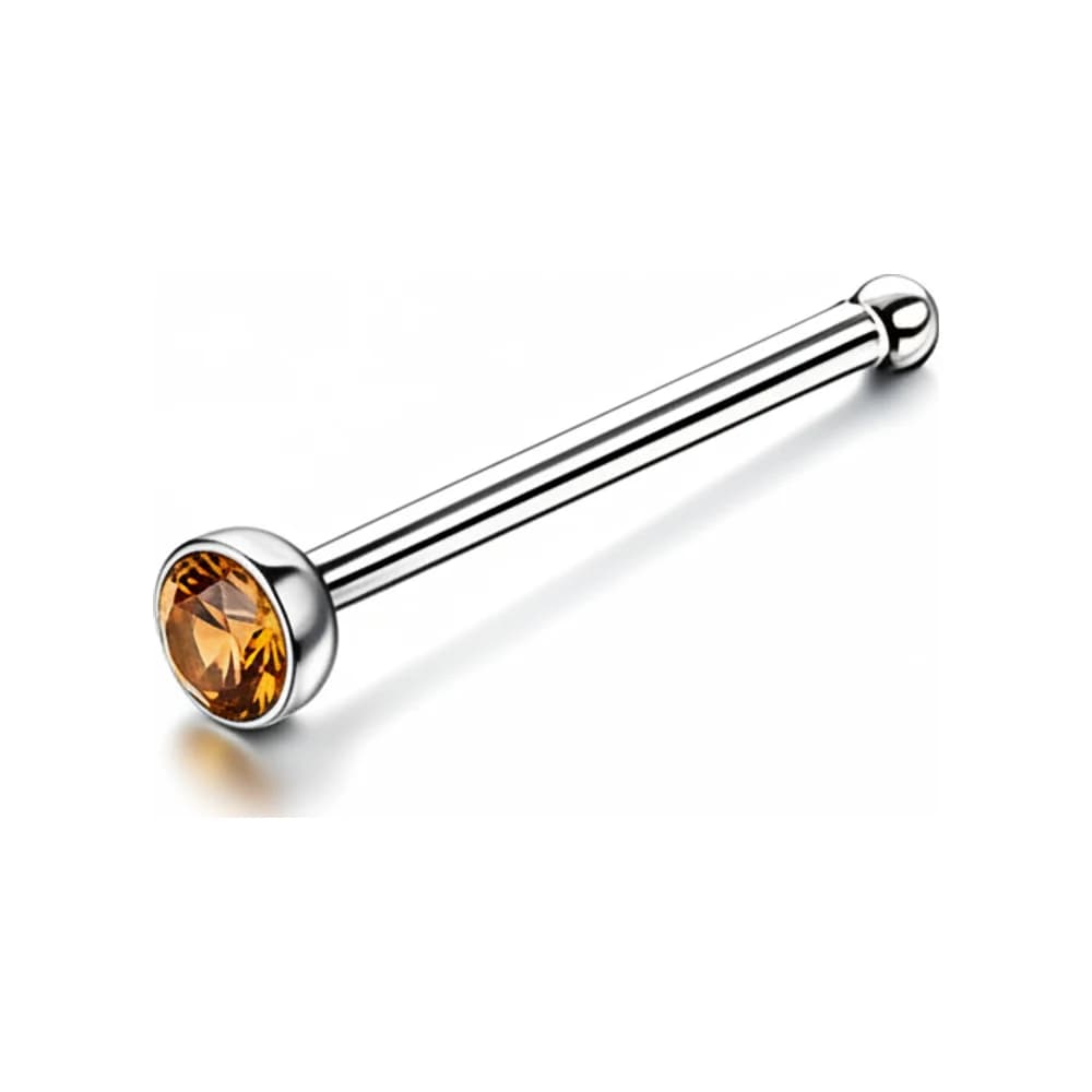 NOSE STUD BONE DIAMOND