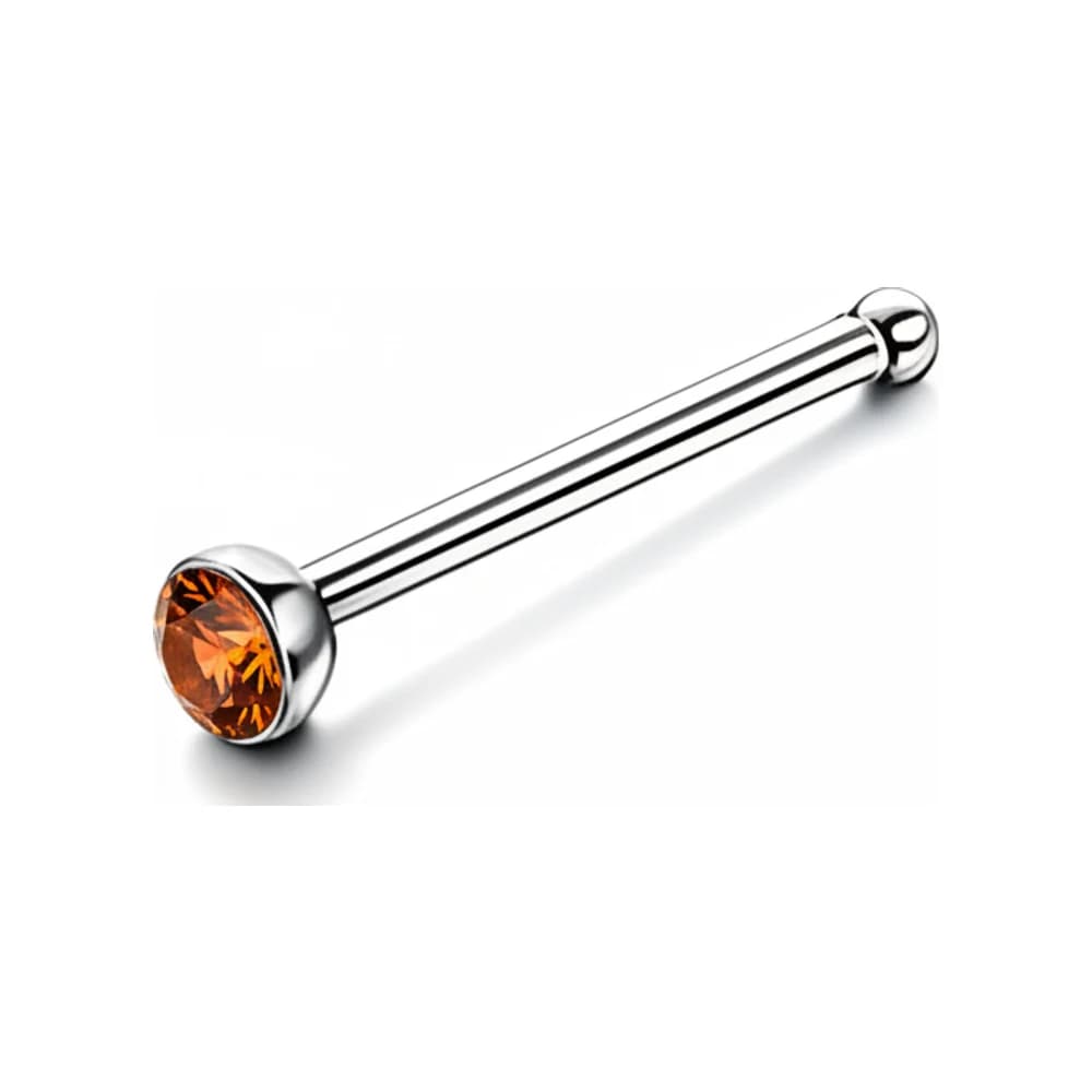 NOSE STUD BONE DIAMOND