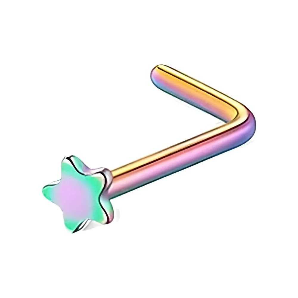 NOSE STUD L MINI STAR