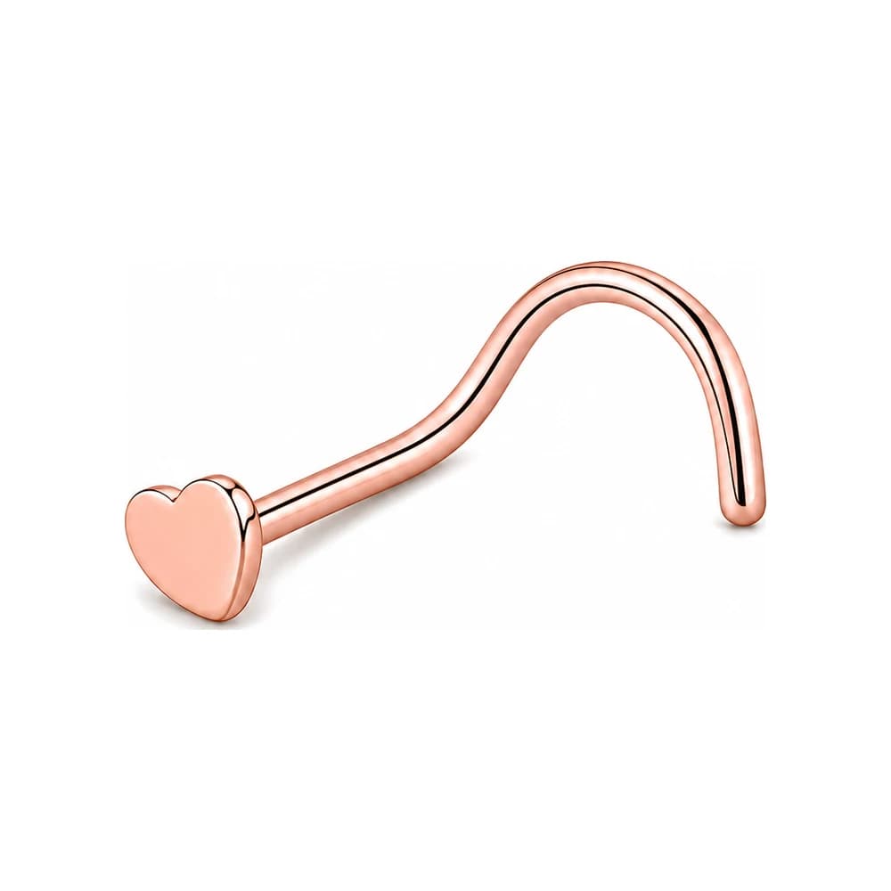 NOSE STUD HOOK MINI HEART